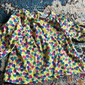 Mini Boden Colorful Polka Dot Long Sleeve Tee